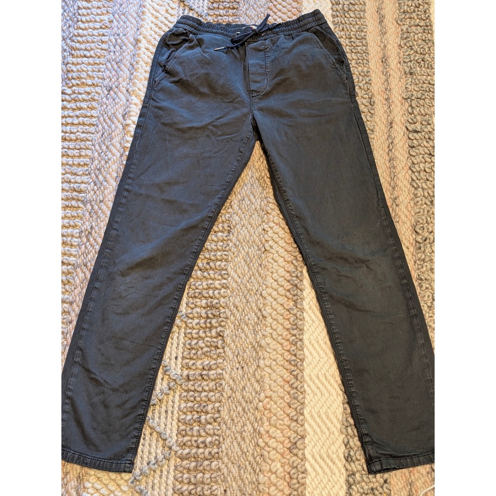 Marine Layer Saturday Slim Fit Chino Pants Charcoal Gray Mens Small